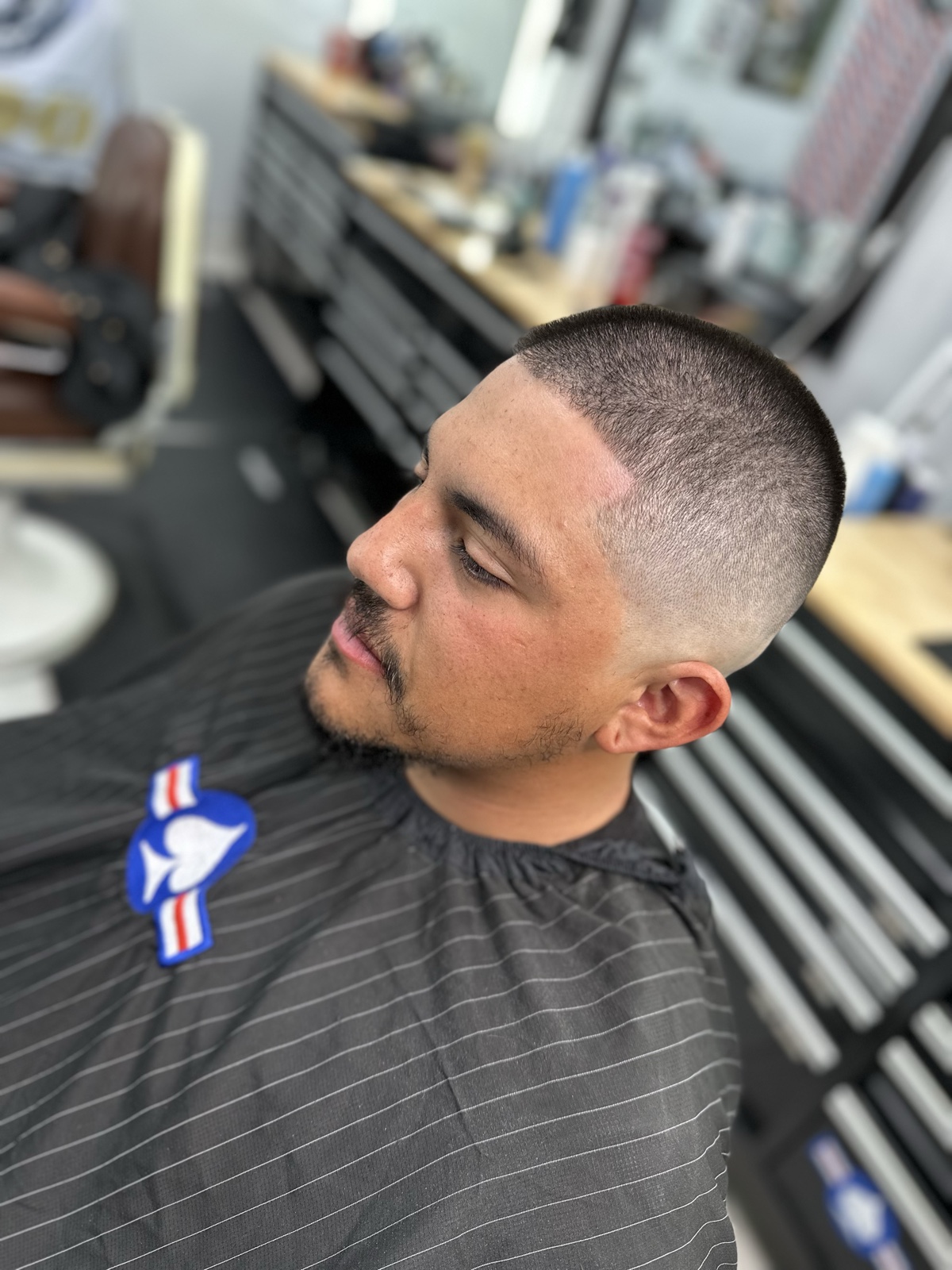 High and tight buzz fade